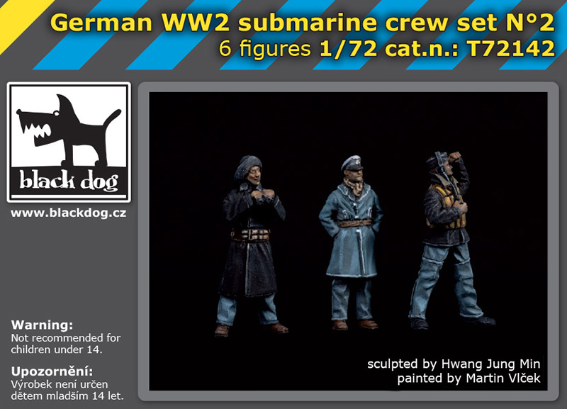 [사전 예약] T72142 1/72 German WW II submarine crew set N°2