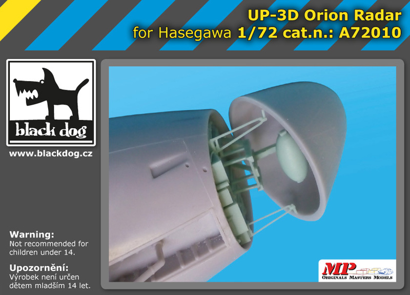 [사전 예약] A72010 1/72 UP -3 D Orion radar for Hasegawa