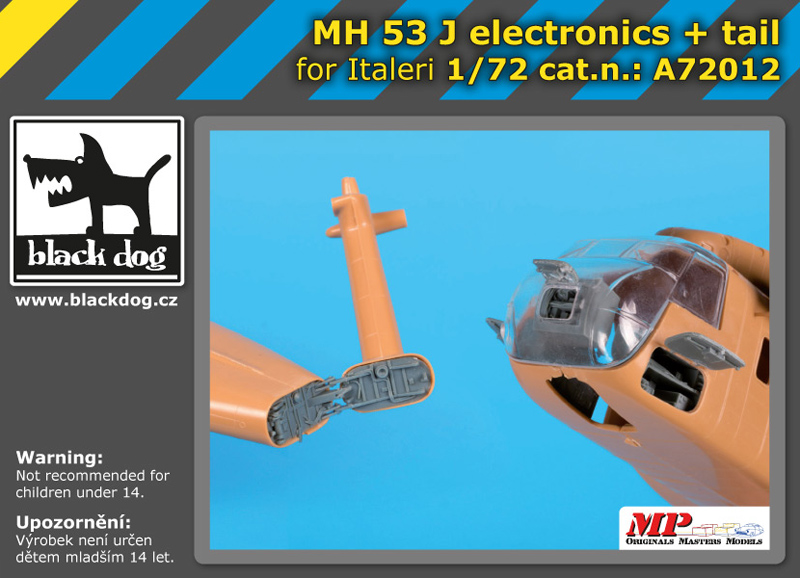 [사전 예약] A72012 1/72 MH-53 J electronic +tail for Italeri