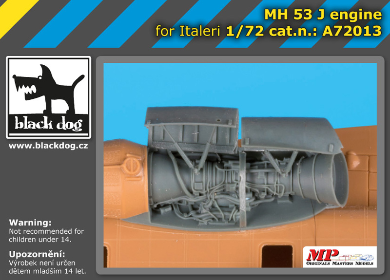 A72013 1/72 MH-53 J engine for Italeri