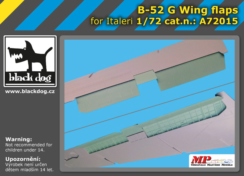 A72015 1/72 B-52 G wing flaps for Italeri
