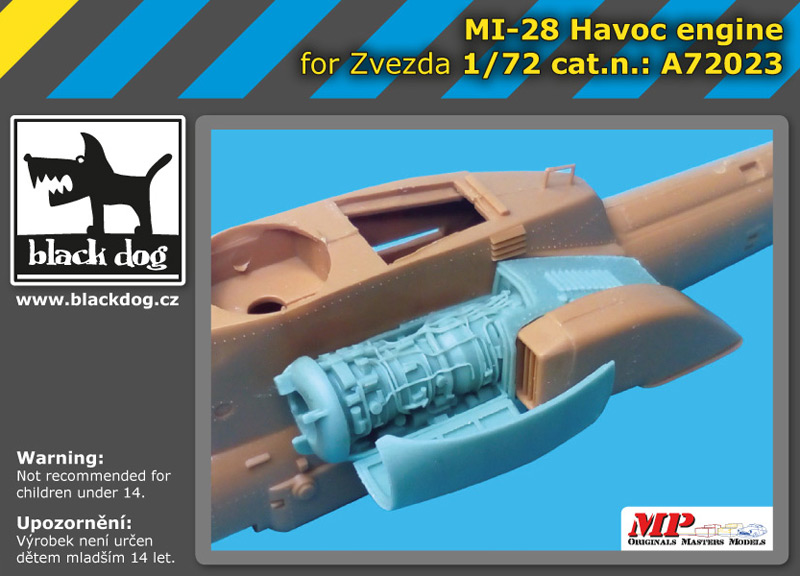 [사전 예약] A72023 1/72 Mi 28 Havoc engine for Zvezda