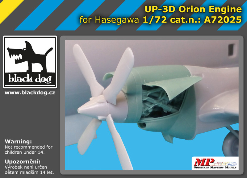 [사전 예약] A72025 1/72 UP-3 D Orion engine for Hasegawa