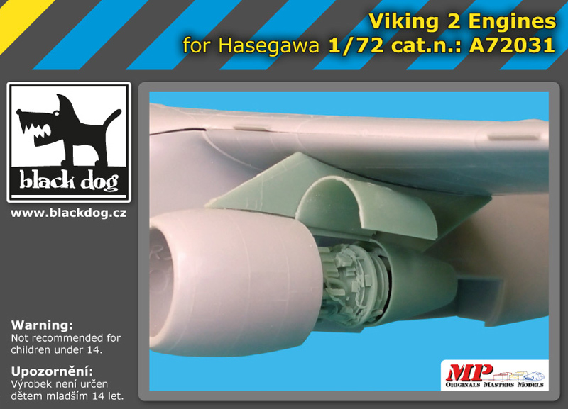 [사전 예약 ~3/17일] A72031 1/72 Viking 2 engines for Hasegawa