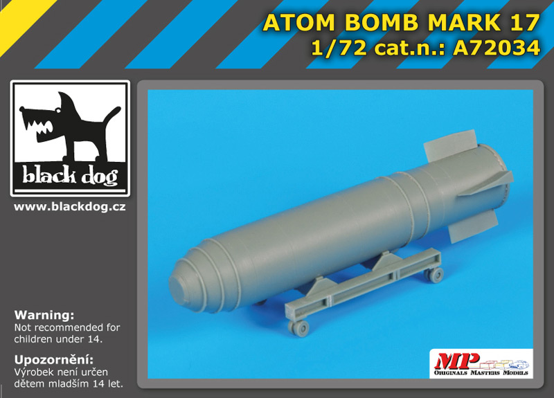 [사전 예약 ~3/17일] A72034 1/72 Atom bomb Mark 17