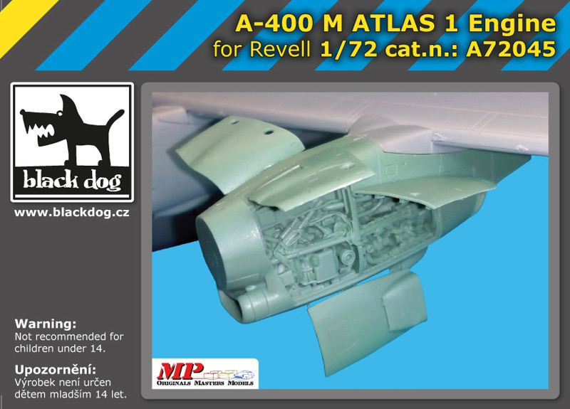 [사전 예약] A72045 1/72 A-400 M Atlas 1 engine for Revell