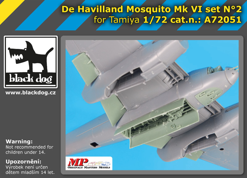 [사전 예약] A72051 1/72 De Havilland Mosquito Mk VI set N°2 for tamiya