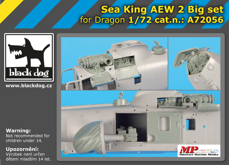 [사전 예약] A72056 1/72 Sea King AEW 2 Big set for Dragon