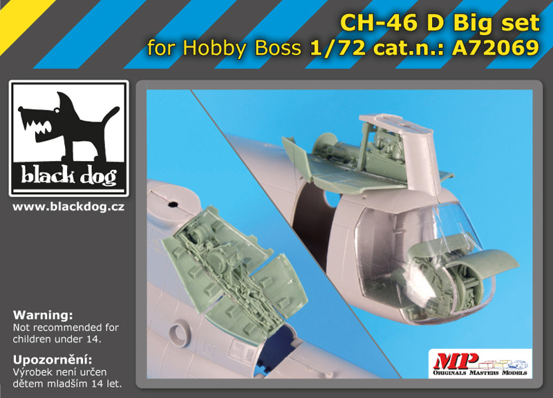 [사전 예약] A72069 1/72 Ch-46 D big set for Hooby Boss