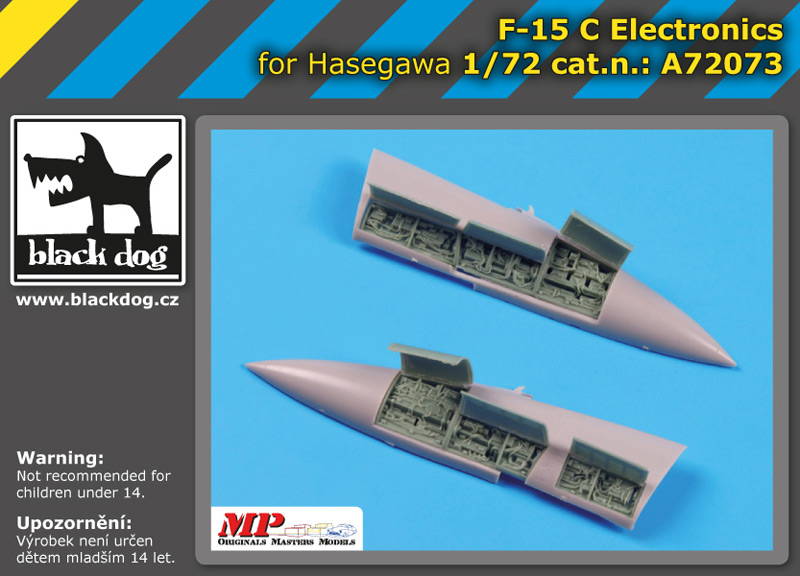A72073 1/72 F-15 C electronics for Hasegawa