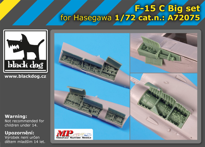 A72075 1/72 F-15 C big set for Hasegawa