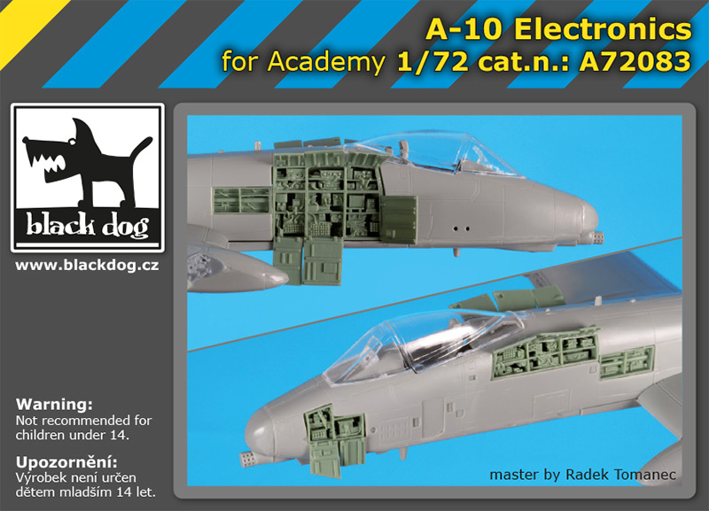 A72083 1/72 A-10 electronics for Academy