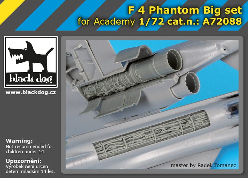 [사전 예약] A72088 1/72 F-4 Phantom big set for Academy