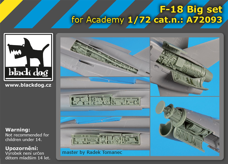 [사전 예약] A72093 1/72 F-18 Big set for Academy