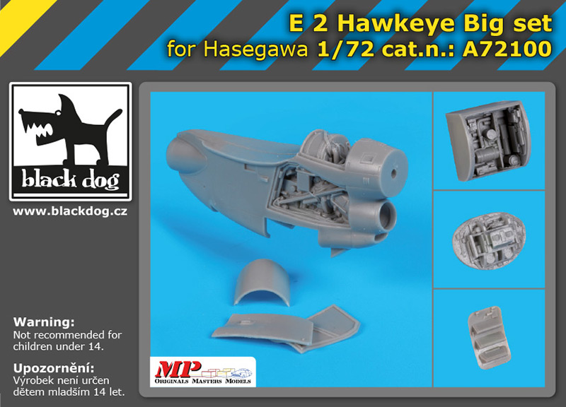 [사전 예약] A72100 1/72 E-2 Hawkeye big set for Hasegawa