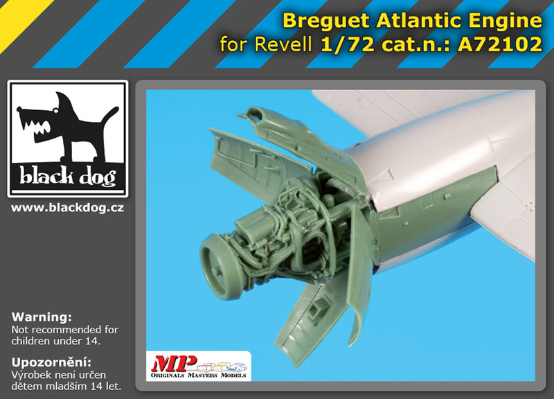 A72102 1/72 Breguet Atlantic engine for Revell