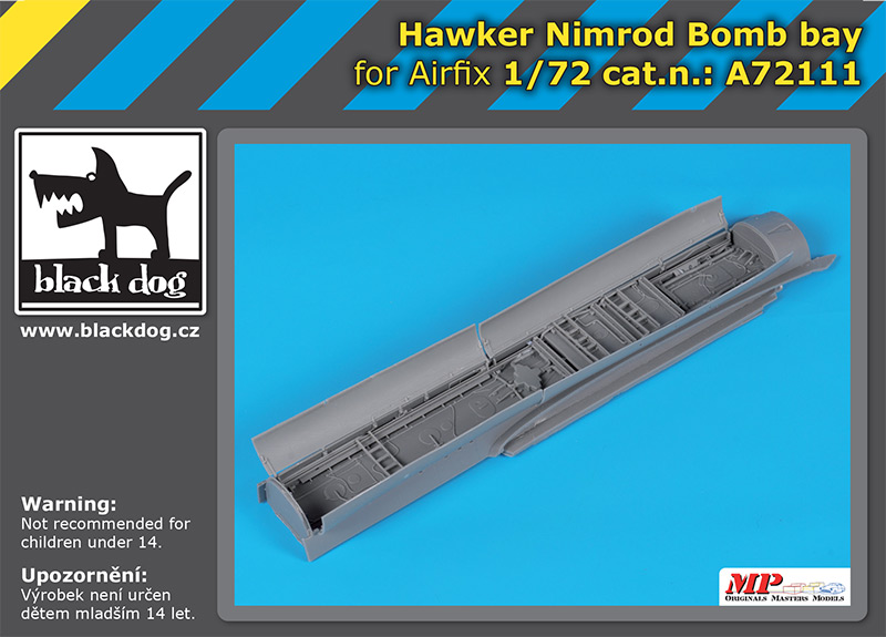 [사전 예약] A72111 1/72 Hawker Nimrod Bomb bay for Airfix