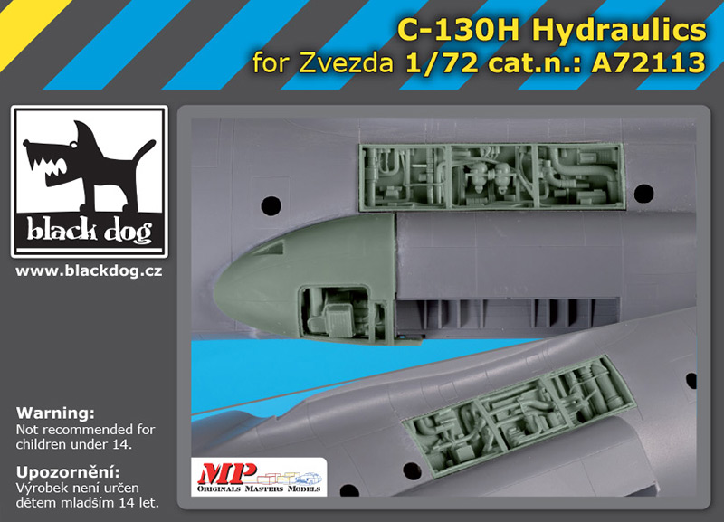 [사전 예약] A72113 1/72 C-130H Hercules Hydraulics for Zvezda