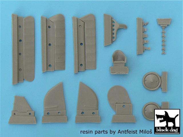 [사전 예약] A48003 1/48 Pfalz D.III A detail set for Eduard 8047, 22 resin parts
