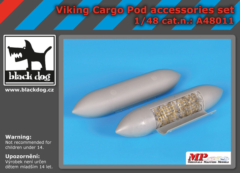 [사전 예약] A48011 1/48 Viking cargo POD accessories set for Italeri
