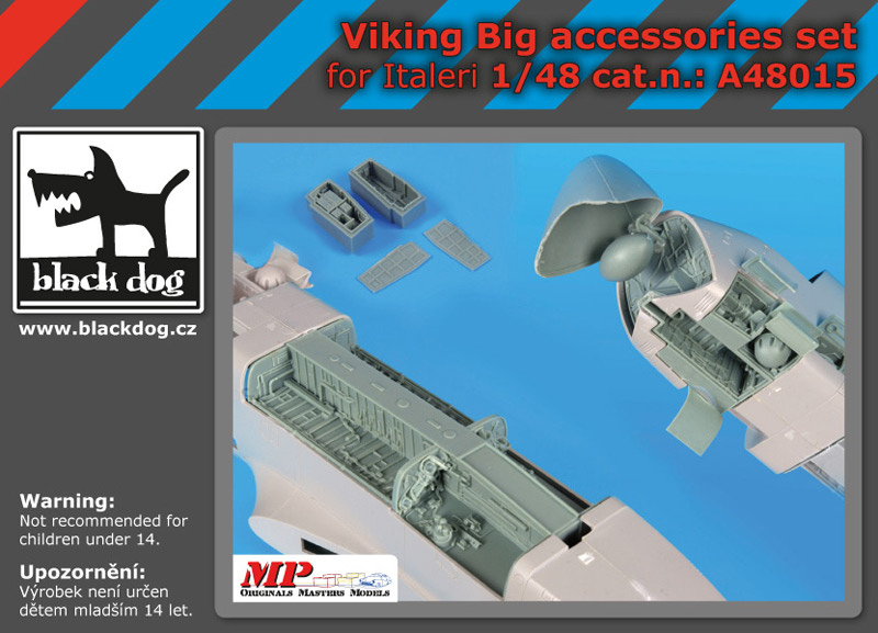 [사전 예약] A48015 1/48 Viking big accessories set for Italeri