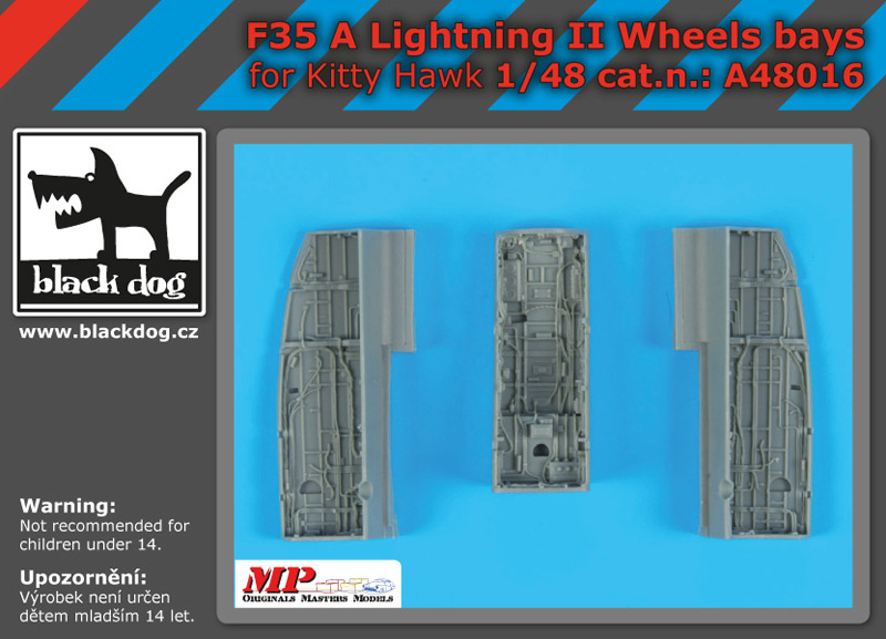 [사전 예약] A48016 1/48 F 35 A Lightning II wheels bays for Kity Hawk