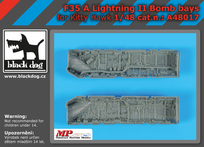 [사전 예약] A48017 1/48 F 35 A Lightning II bomb bays for Kity Hawk