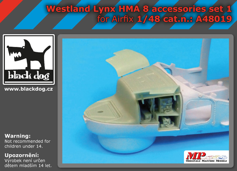 [사전 예약] A48019 1/48 Westland Lynx HMA8 accessories set N°1 for Airfix