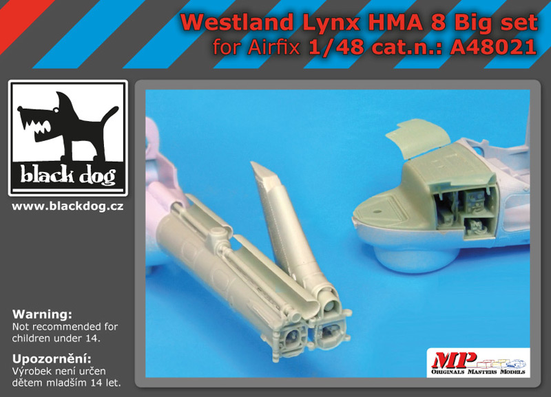 [사전 예약] A48021 1/48 Westland Lynx HMA8 accessories set big set for Airfix