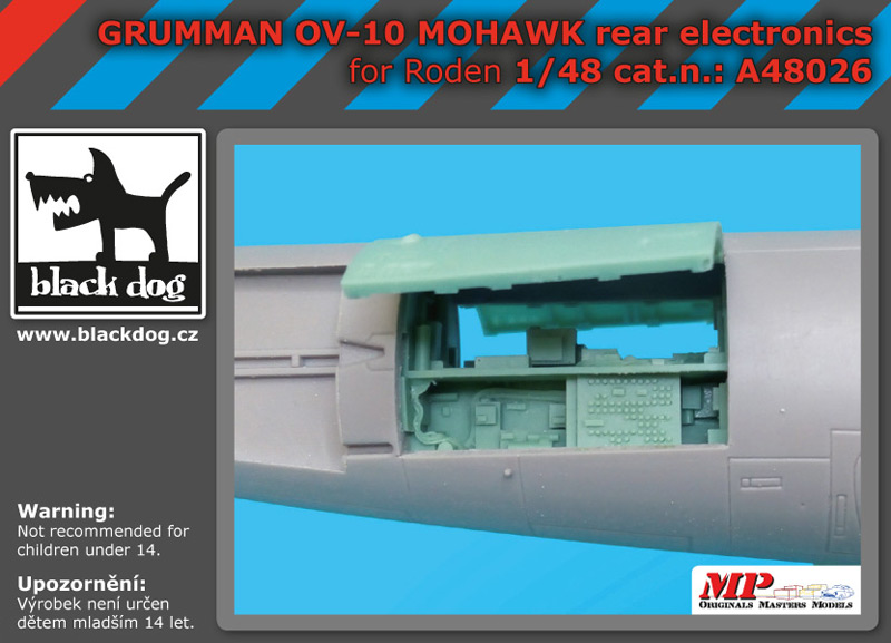 [사전 예약] A48026 1/48 Grumman OV-10 Mohawk rear electronics for Roden