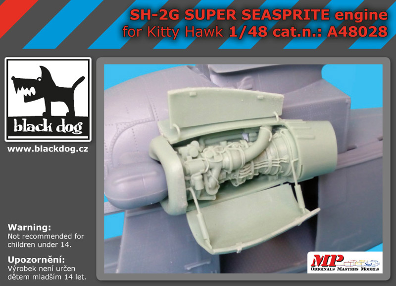 [사전 예약] A48028 1/48 SH-2G Super Seasprite engine for Kity Hawk