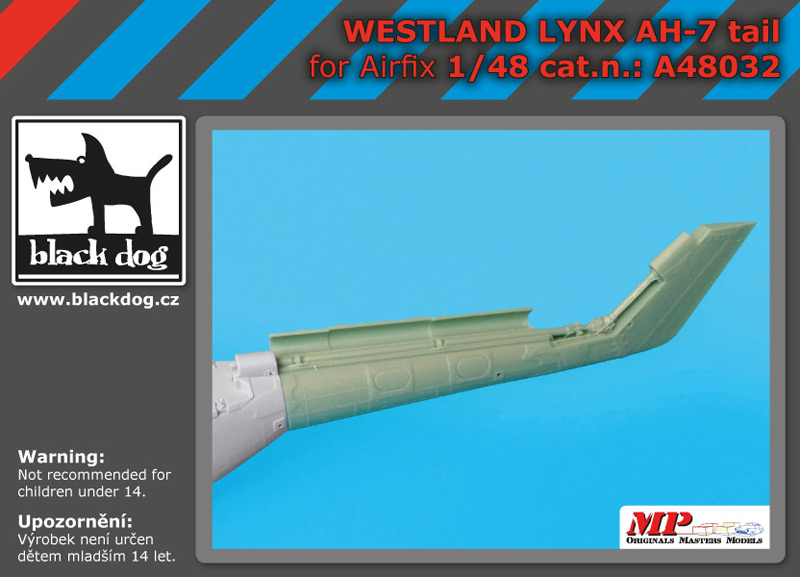 [사전 예약] A48032 1/48 Westland Lynx AH-7 tail for Airfix