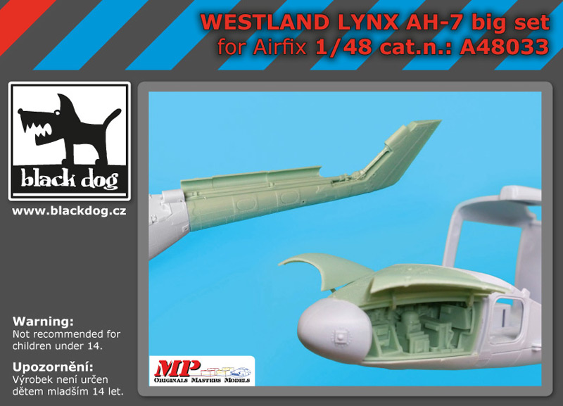 [사전 예약] A48033 1/48 Westland Lynx AH-7 big set for Airfix