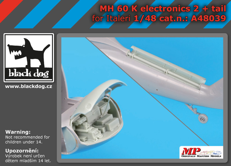 [사전 예약] A48039 1/48 MH-60 K electronic 2 +tail for Italeri