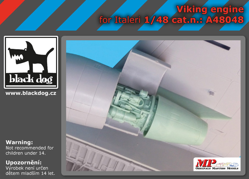 [사전 예약] A48048 1/48 Viking engine for Italeri