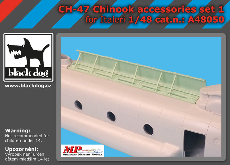 [사전 예약] A48050 1/48 Ch-47 Chinook accessories set 1 for Italeri