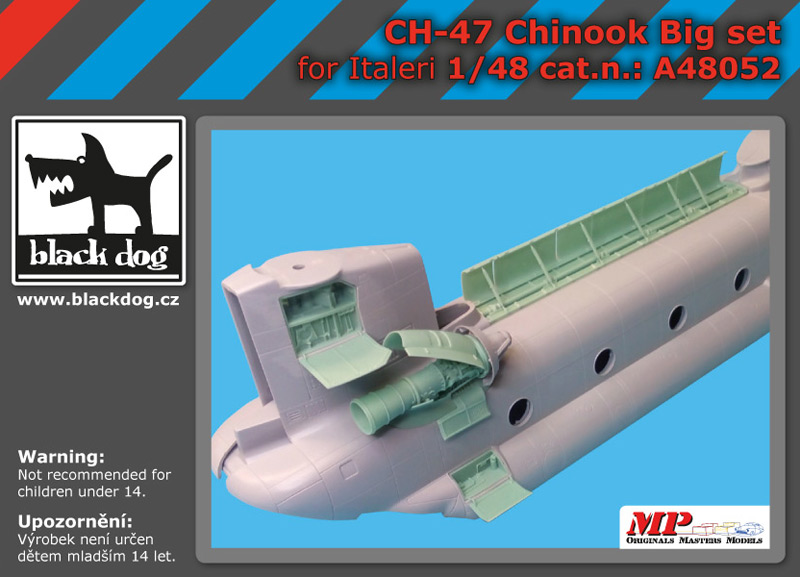 [사전 예약] A48052 1/48 Ch-47 Chinook big set for Italeri