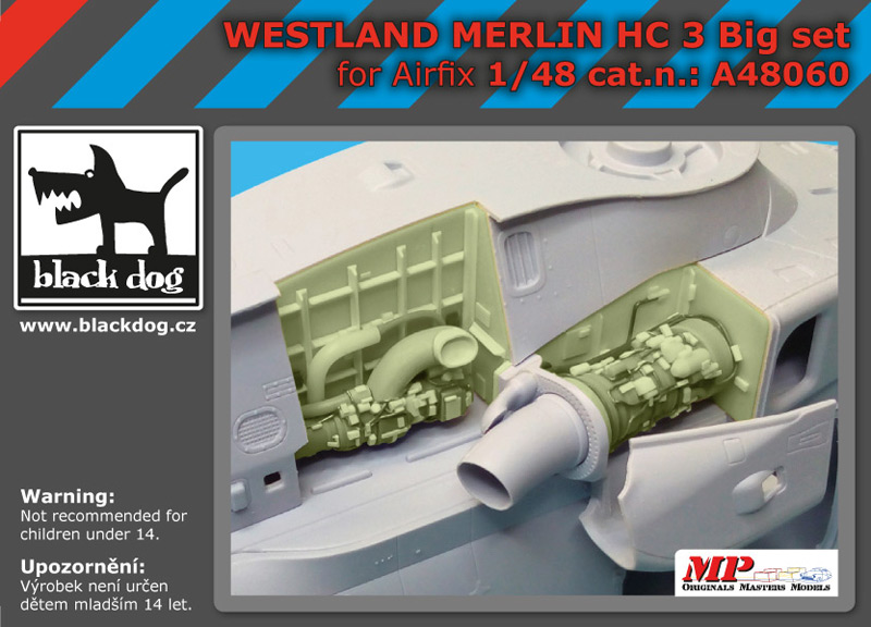 [사전 예약] A48060 1/48 Westland Merlin HC 3 big set for Airfix