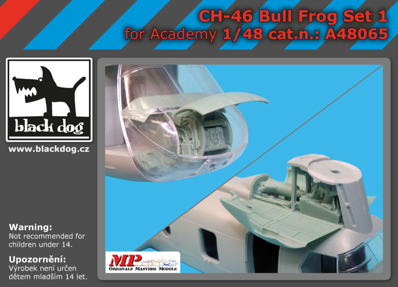 [사전 예약] A48065 1/48 CH-46 Bull Frog set 1 for Academy