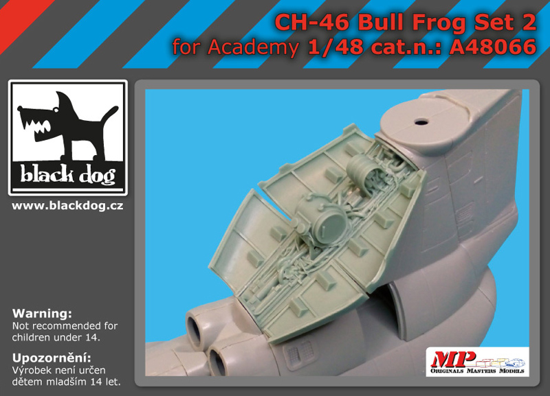 [사전 예약] A48066 1/48 CH-46 Bull Frog set 2 for Academy