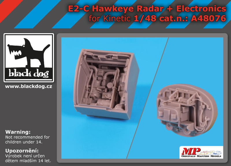 A48076 1/48 E-2 C Hawkeye radar +electronics for Kinetic