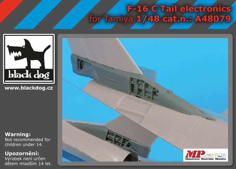 [사전 예약] A48079 1/48 F-16 C tail electronics for Tamiya