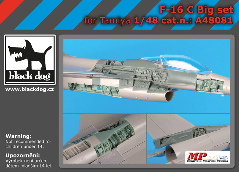 [사전 예약] A48081 1/48 F-16 C big set for Tamiya