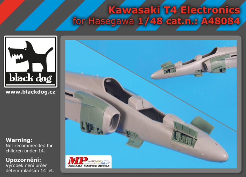 [사전 예약] A48084 1/48 Kawasaki T 4 electronics for Hasegawa