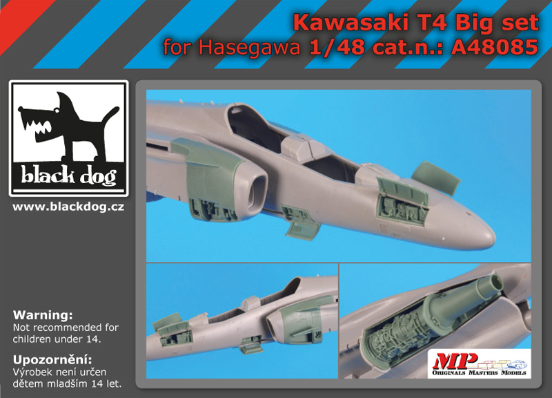 [사전 예약] A48085 1/48 Kawasaki T 4 big set for Hasegawa