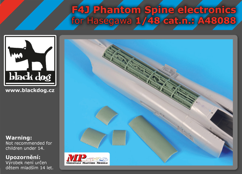 [사전 예약] A48088 1/48 F4J Phantom spine electronics for Hasegawa