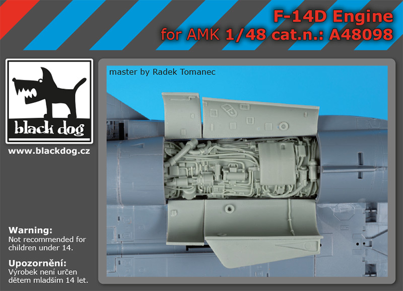 [사전 예약] A48098 1/48 F-14 D engine for AMK