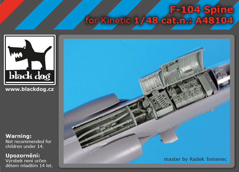 [사전 예약] A48104 1/48 F-104 spine for Kinetic