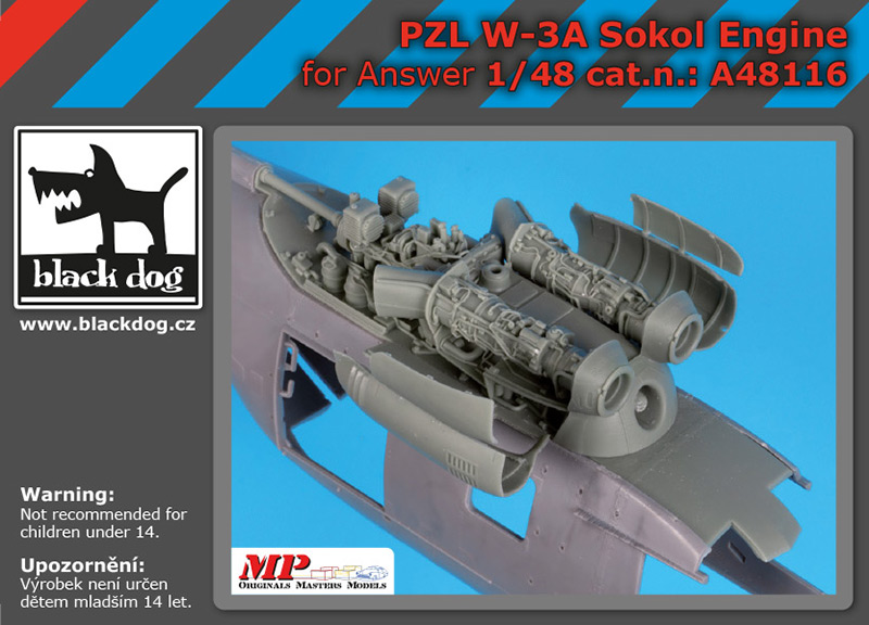 [사전 예약] A48116 1/48 PZL W-3A Sokol engine for Answer