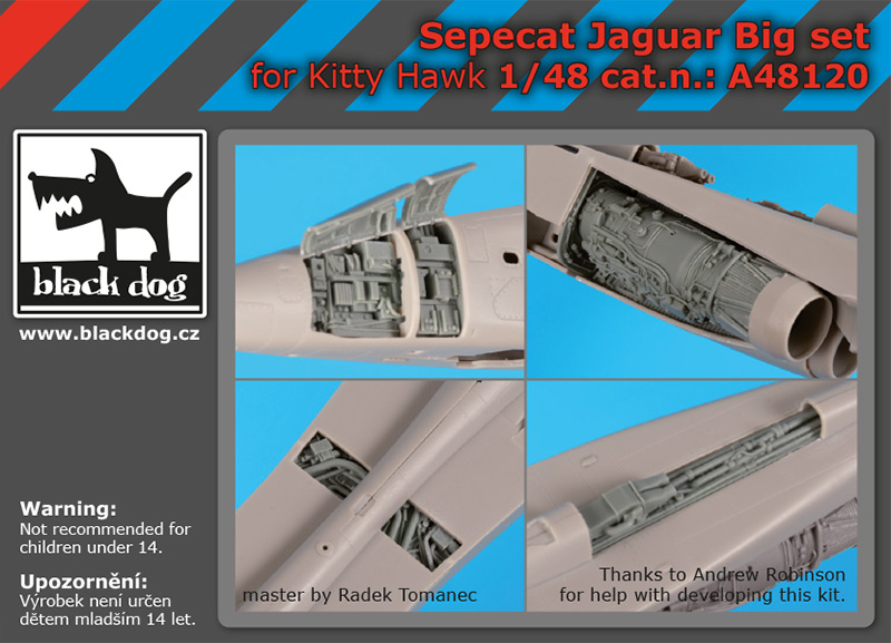 [사전 예약] A48120 1/48 Sepecat Jaguar big set for Kitty Hawk